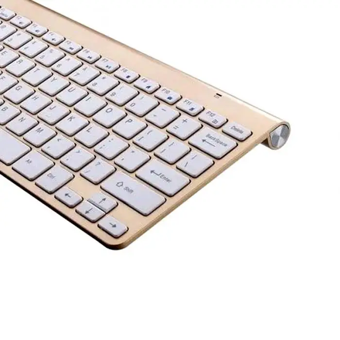 Горячая ультра тонкий 2,4 ГГц Беспроводная клавиатура с мышью мыши комплект для настольного ноутбука ПК компьютера