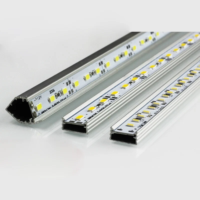 Fanlive 20 шт./лот 1 м оптовая продажа 12 в 72 * SMD 5050 Светодиодная панель 100 см Жесткая