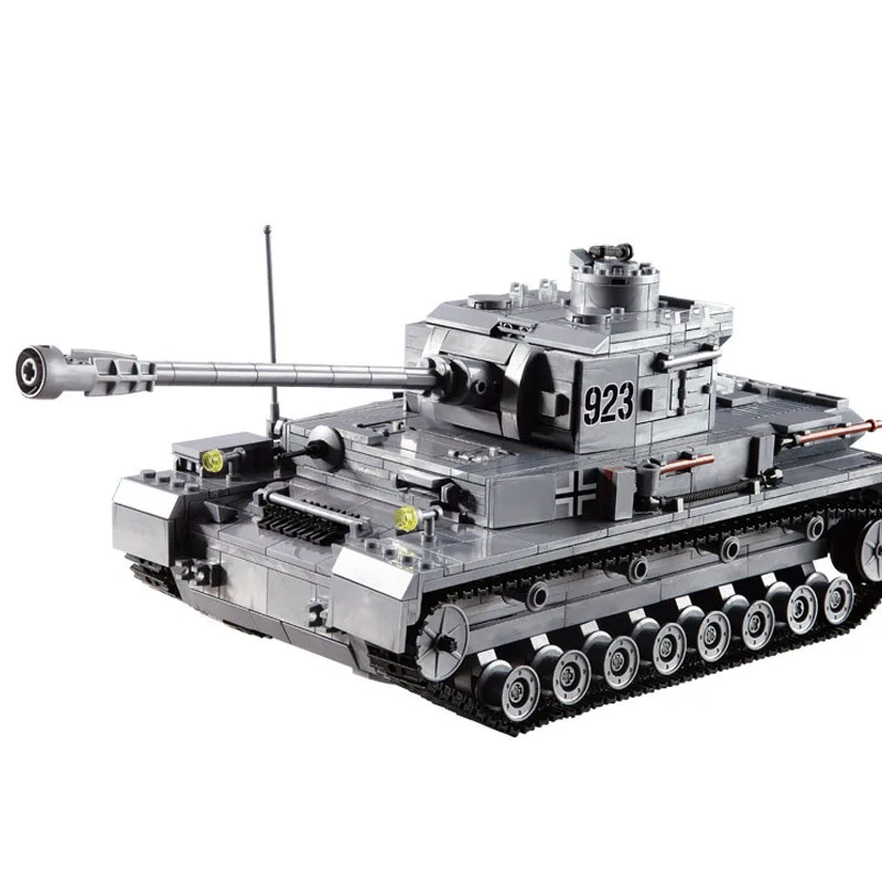 

1193pcs Military Large Panzer IV Tank Building Blocks Kit Army Toy Tank Models Compatible legoed Educational Toys for Children