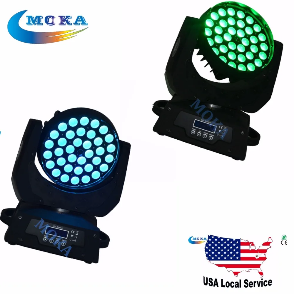 

8pcs/lot China RGBW 4 in 1 36*10W Led Stage Lighting Zoom Disco Led Moving Head Light