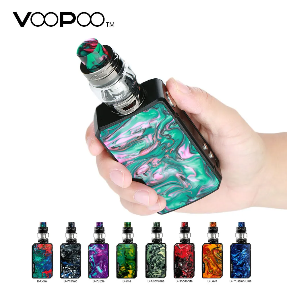 

VOOPOO Drag Mini 117W TC Vape Kit with Battery Mod 4400mAh VOOPOO Drag Mini MOD & UFORCE T2 Tank 5ml E-cig Kit vs Shogun Univ