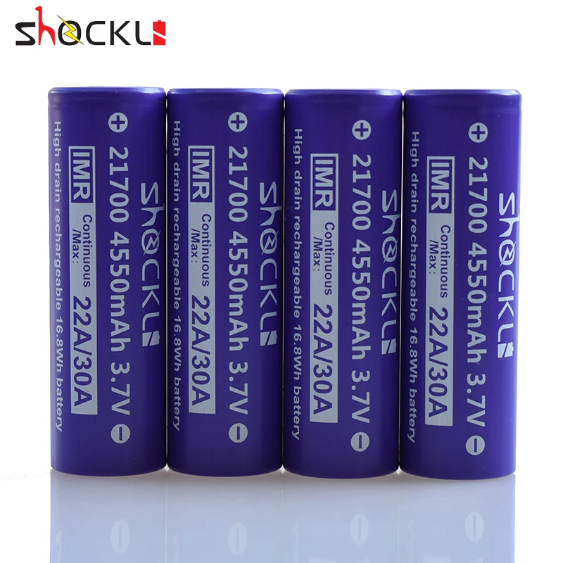 Литий ионная аккумуляторная батарея Shockli 21700 4550 мАч 3 7 в 30 А литий высокого тока