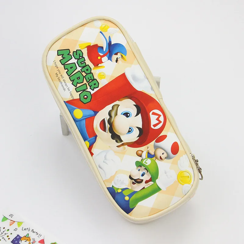 Мультяшный милый классический персональный чехол для карандашей Super Mario Pipe