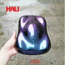 Многоцветный пигмент изменения пигмент автомобильной краски, 1 лот = 10 грамм 1816 сверкающий красный/фиолетовый/синий