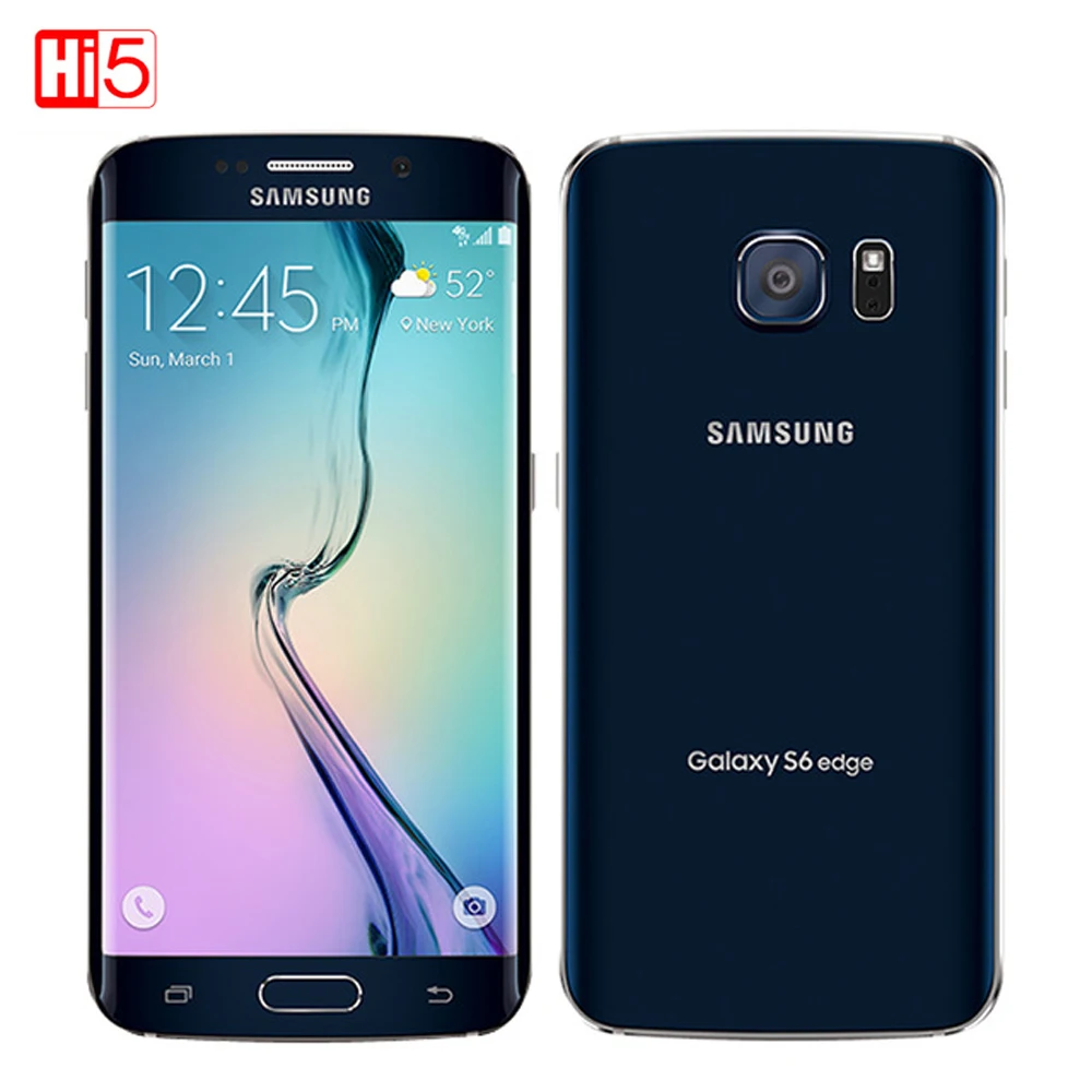 Разблокированный Samsung Galaxy S6 G920F/S6 Edge G925F 3 ГБ ОЗУ 32 Гб ПЗУ Восьмиядерный LTE 16 МП 5,1 дюймов Android телефон