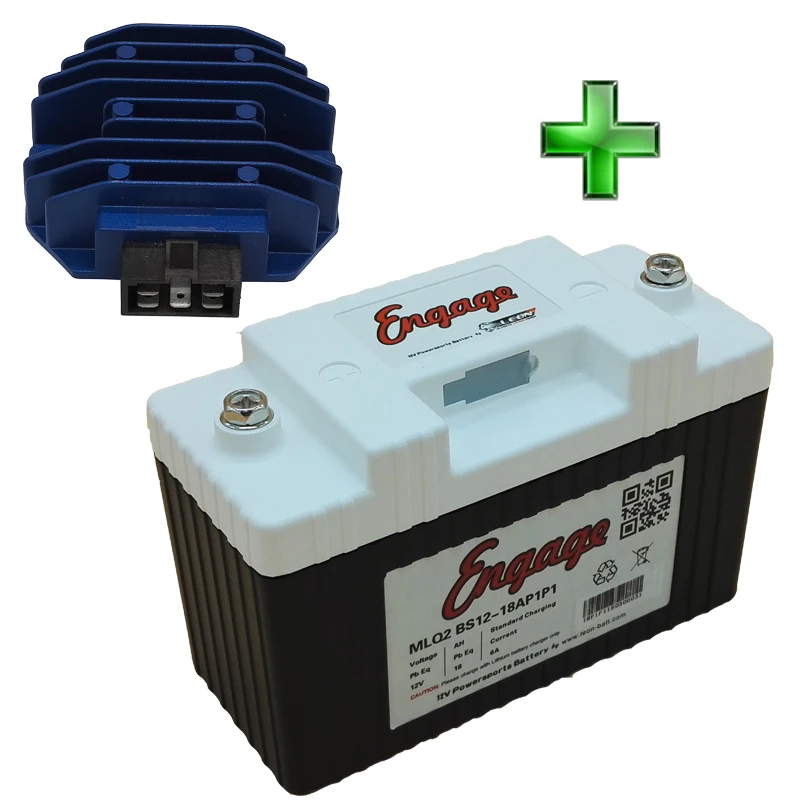 Взаимодействовать Мотоциклетные батареи стартера LiFePO4 Powersport batteries12V 270CCA и безуходный 3-х фазный регулятор напряжения выпрямителя