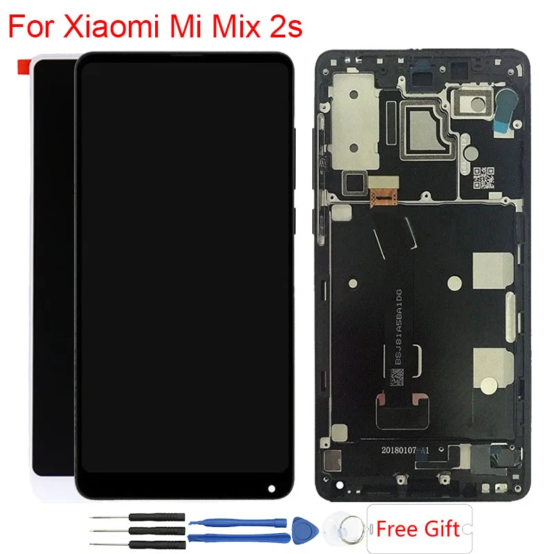 

Mi Mix 2s Display For Xiaomi Mi Mix 2s LCD With Frame Touch Screen Assembly Original LCD For Xiaomi Mi Mix2s LCD Display