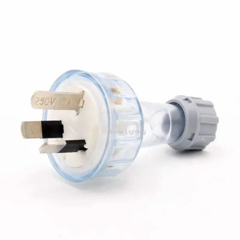 Rewirable Australian Power Cord Saa Male Plug Female