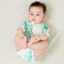 Одежда для малышей летний детский костюм без рукавов с газовым жилетом нижнее белье из бамбукового волокна для новорожденных