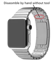 Length Adjustable Stainless Steel Watch Band for iwatch Metal Wrist Strap for Apple Watch band 38mm