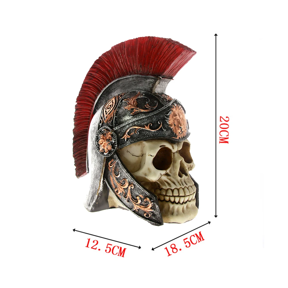 Древний Рим центурионы скульптура черепа украшение стола Цезарь общий Лев Римская армия Мужчины Скелет голова фигурка коллекционная