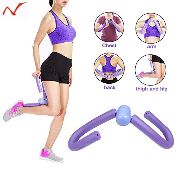 Purple Leg Exerciser Multi-Function Thigh Master Home Gym Arm Leg Muscle Slimming Training Machine Workout Fitness Exerciser