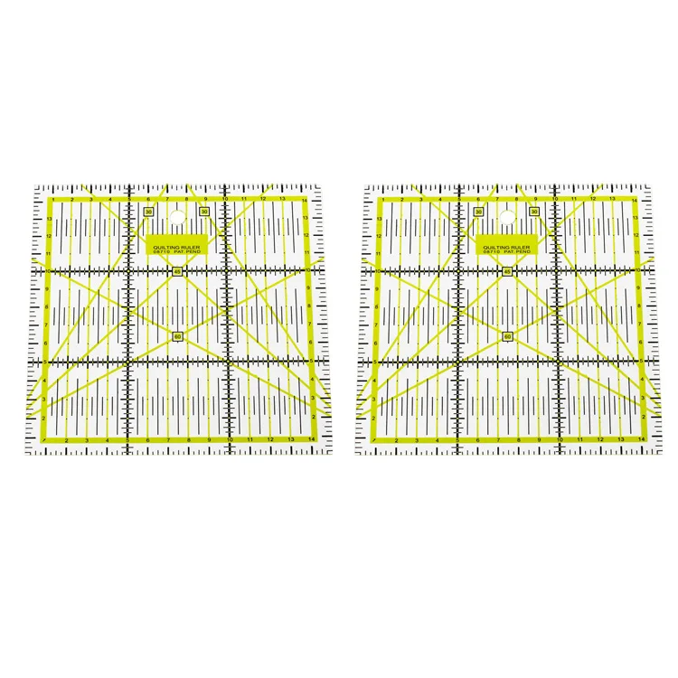Diy Acrylic Multi-Function Clothing Ruler 15 x 15Cm Sewing Patchwork Feet Tailor Yardstick Cloth Cutting Rulers | Дом и сад