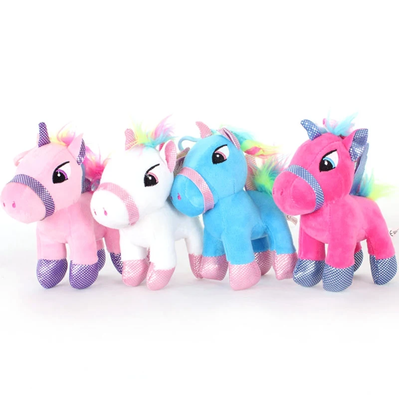 Stuffed Animal Baby Dolls Lovely Cartoon Unicorn Donkey Horse Plush Toys For Kids Toys Children Baby Birthday Christmas Gift