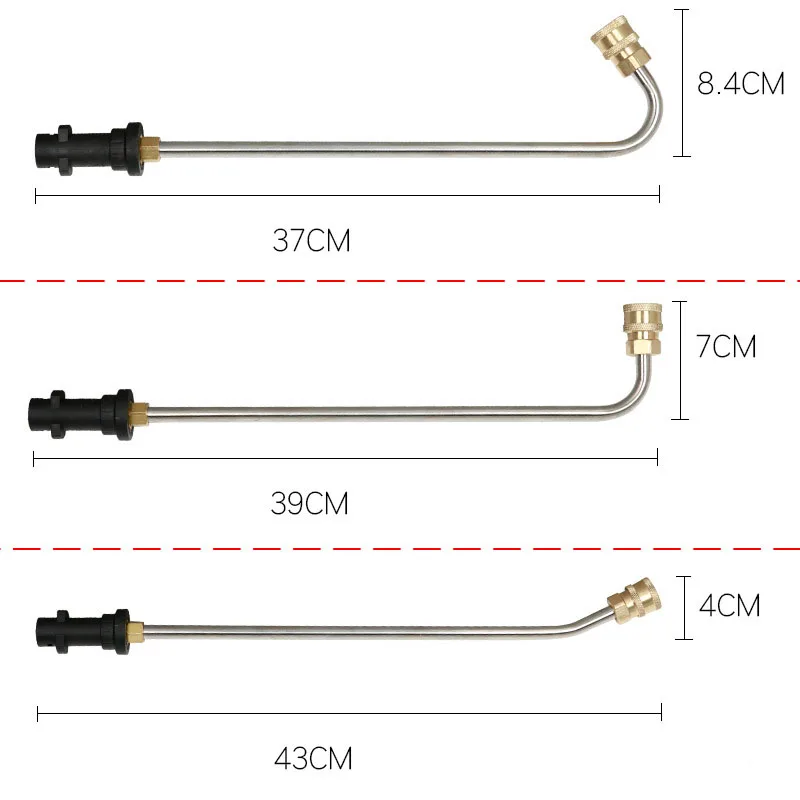 Для Karcher K2 K3 K4 K5 K6 K7 Давление шайбы желоба чистящий прут металлический наконечник Jet Lanc