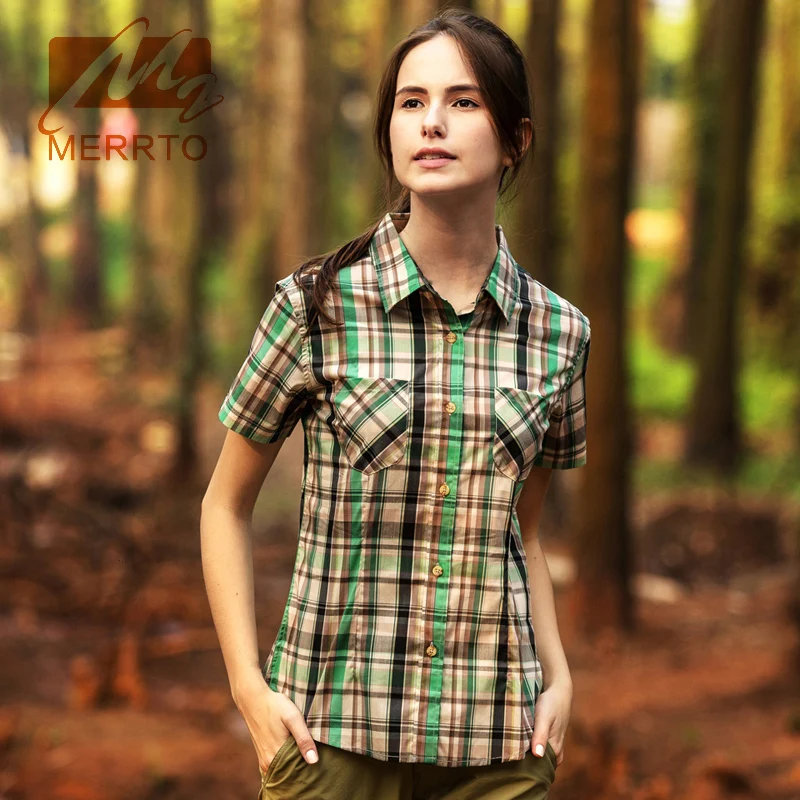 

2019 Womens Outdoor Hiking Shirts Breathable Climbing Mountaineering Sports Shirts For Female Free Shipping MT19068
