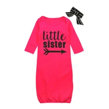Модная детская спальная сумка с принтом «маленькая сестренка» розового цвета, постельное белье для маленьких девочек
