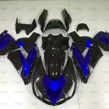 Для Kawasaki Zx14r 2006-2011 Abs обтекатель Zx14 Zx-14r 2008 Кузов для Kawasaki Zx14r 2010 черный обтекатель для мотоцикла синего цвета
