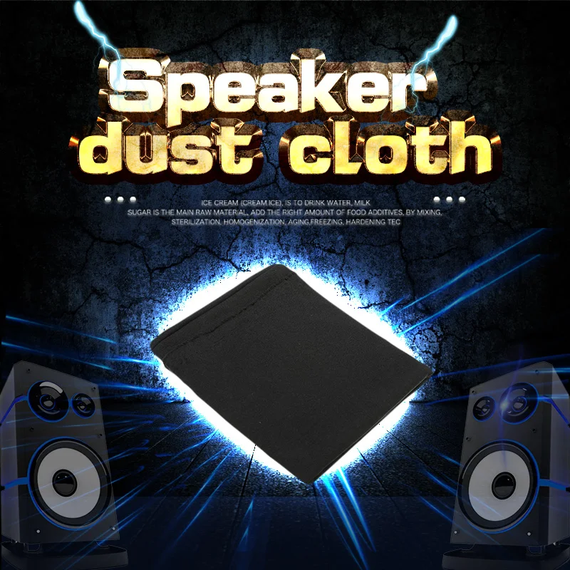 

Good Quality Radio Speaker Cloth Grill Protective Stereo Black Fabric Speaker Mesh Cloth Thick 1.6mx0.5