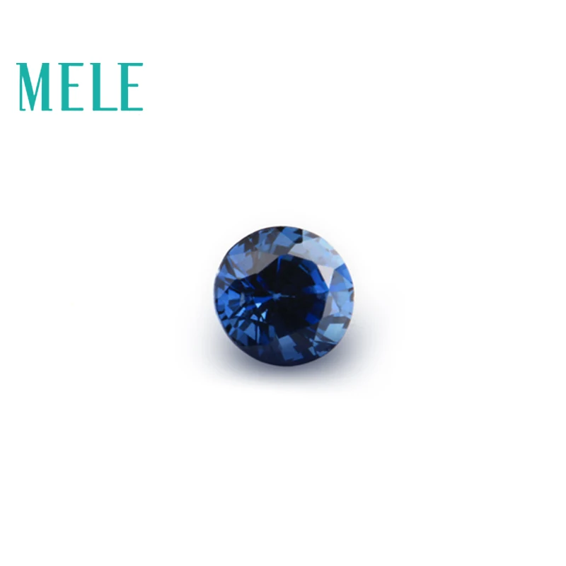 Natural Sapphire loose gemstone for jewelry making,2mmX2mm round cut,bright and clean DYI mian stone