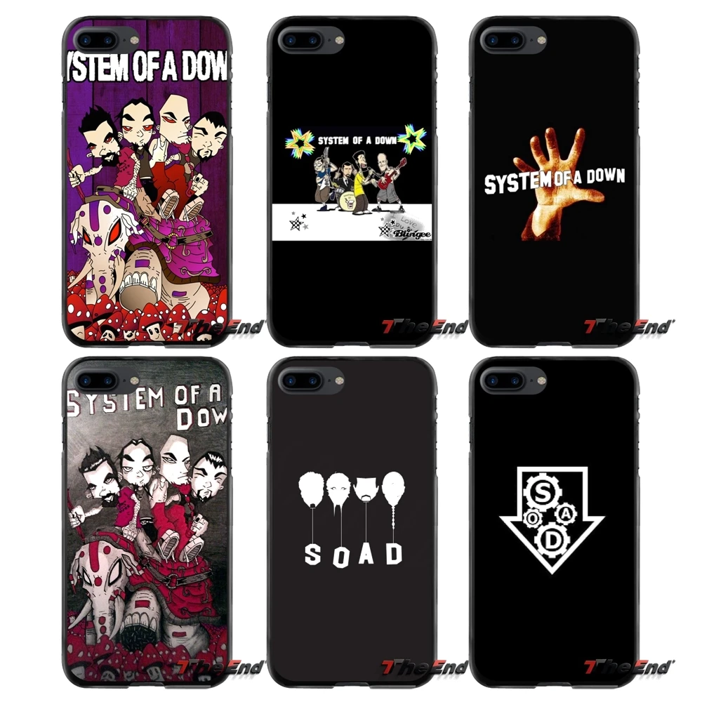 

fashion System Of A Down Accessories Phone Shell Cases For LG G6 L90 V20 Nexus 5X 6P K10 Moto E E2 E3 G G2 G3 G4 G5 PLUS X2 Play