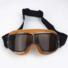 VCOROS vintage moto rcycle casco occhiali retro scooter harley moto caschi antivento in vetro di protezione gear Occhiali Formato Libero