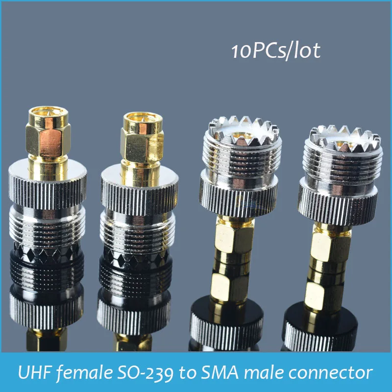 Sindax UHF female SO 239 SO239 jack к SMA male plug RF коаксиальный адаптер connector 10 шт./лот|jack connector|jack
