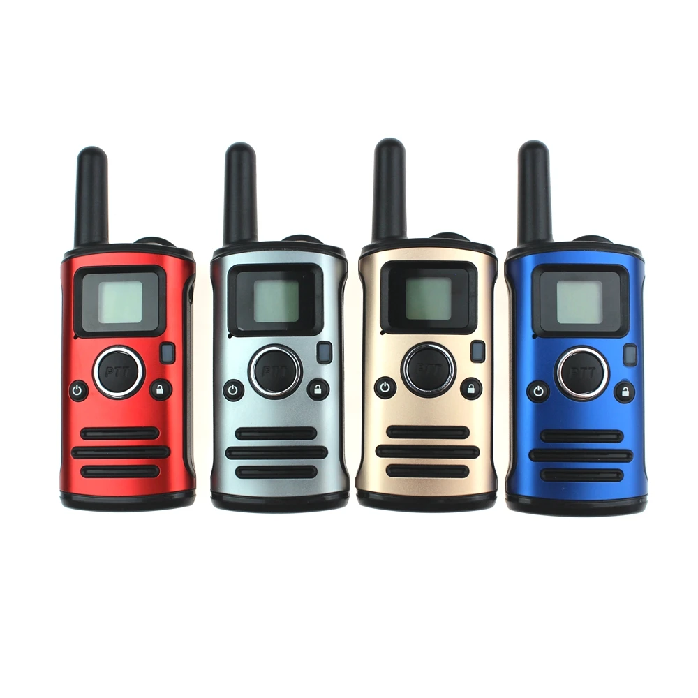 2pcs Mini Walkie Talkie Kids Radio Uhf Q1 Commercial Type Interphone