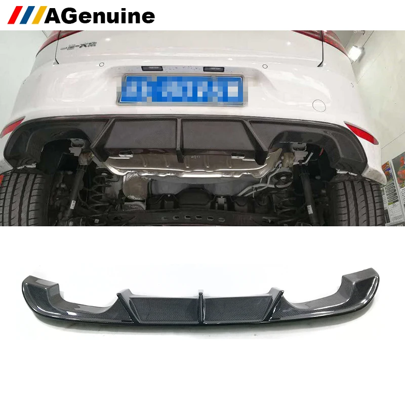 

AG-A full carbon fiber rear bumper lip diffuser for Volkswagen VW Golf 7 MK7 Rline