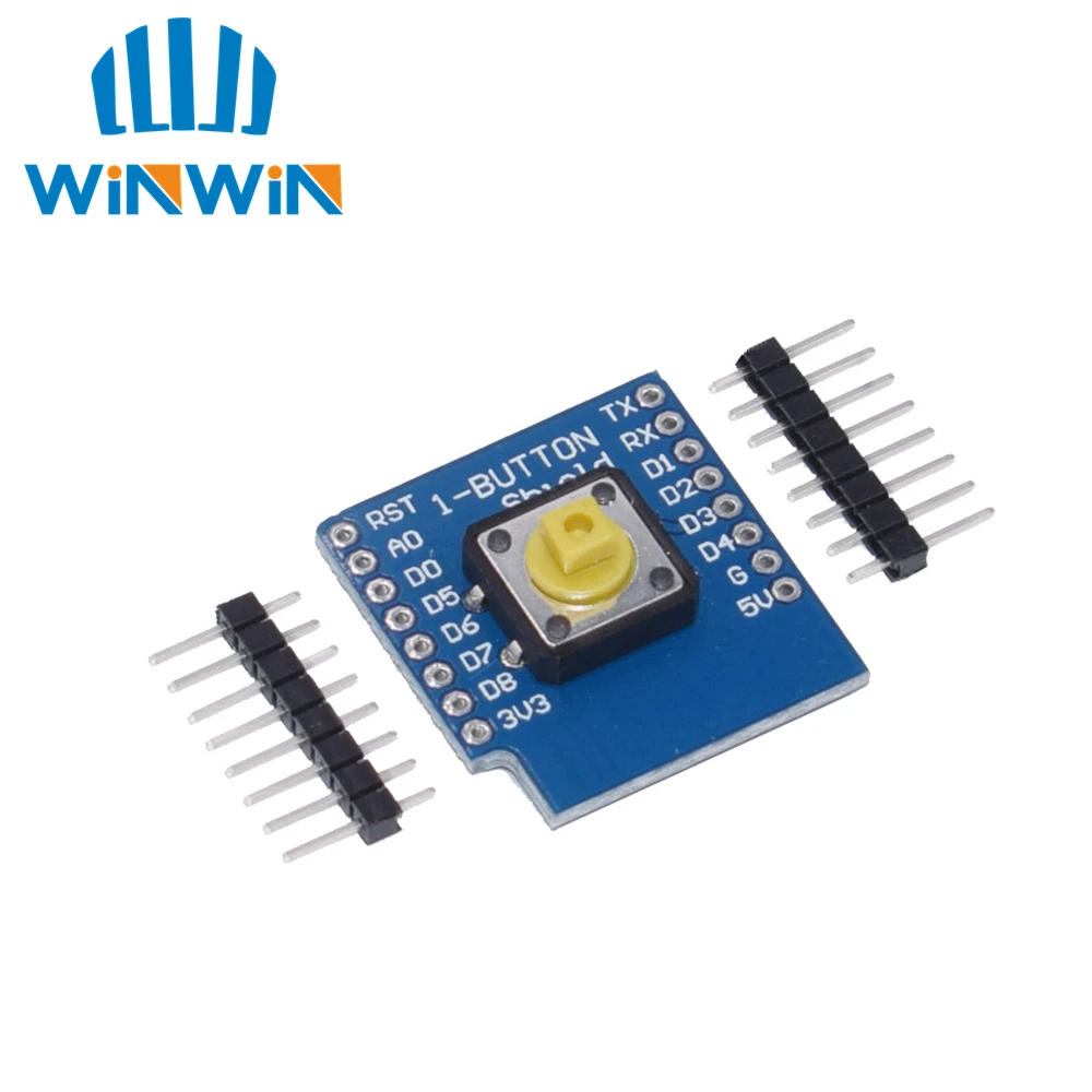 ESP8266 D1 Mini Pro WiFi макетная плата NodeMcu WS2812 RGB DHT11 DHT22 AM2302 реле DS18B20 BMP180 мотор для WeMos DIY Kit - Цвет: D1 Button