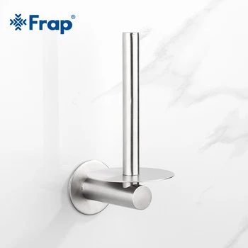

Frap Wall mount toilet roll holder Hotel Household Paper Towel Holder Kitchen 304 stainless steel Bathroom Accessories Y14004