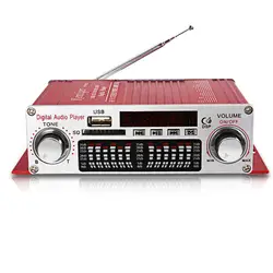 Kentiger HY-602 12 V Мини DSP аудио HiFi стерео Мощность усилитель с ИК-Управление FM MP3 USB воспроизведения Поддержка U диска SD/MMC