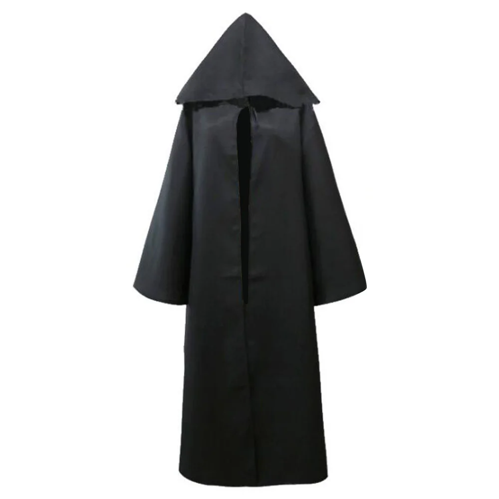 Рыцарь Джедай косплей костюм коричневый черный полный набор для мужчин женщин Хэллоуин карнавальные вечерние Униформа взрослых костюмы ролевые игры