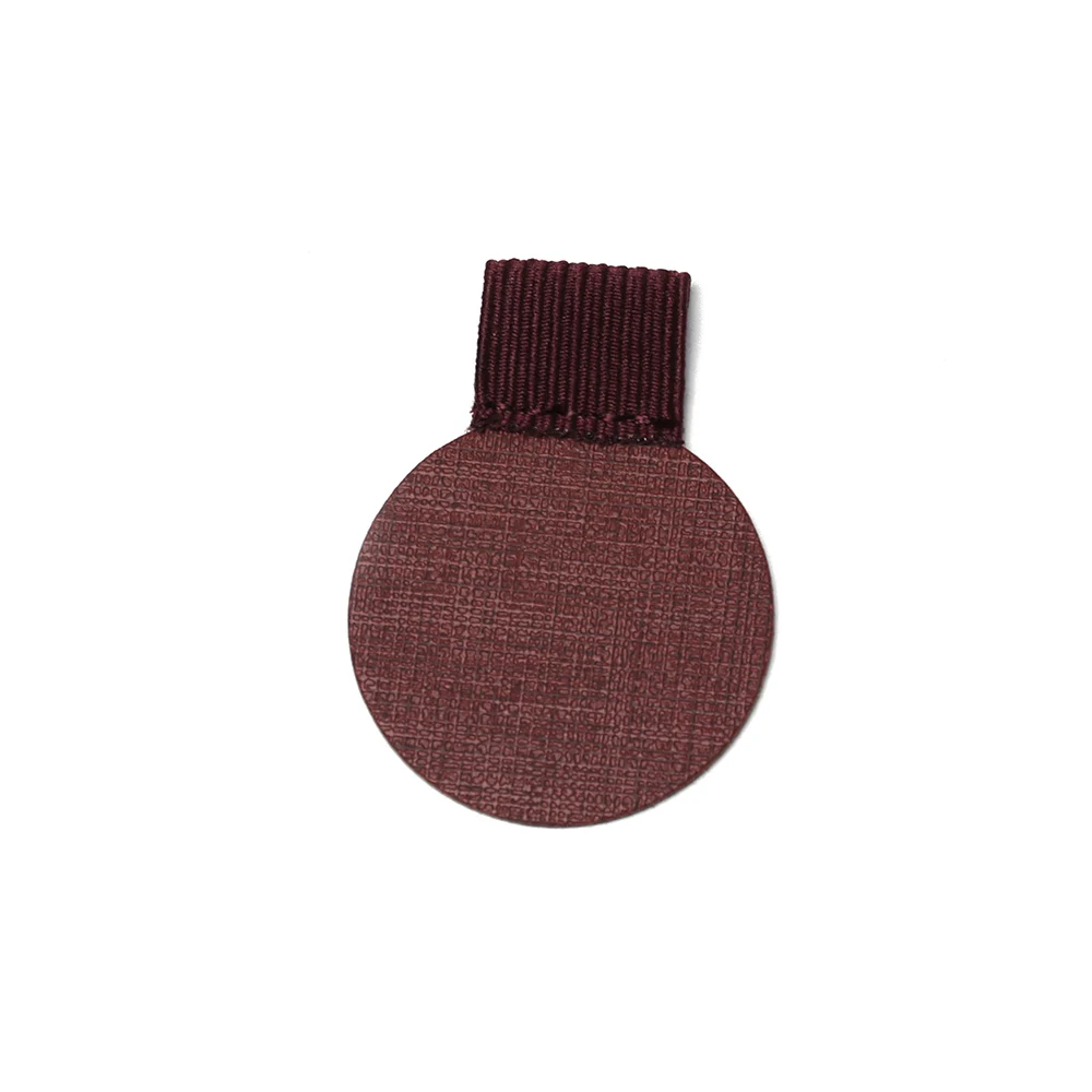 dark brown Type 2 1 шт., 25 стилей, самоклеющиеся кожаные ручки, зажим, карандаш, эластичная петля для ноутбуков, журналов, клипбордов, держатель для ручек, эластичная петля - Цвет: dark brown Type 2