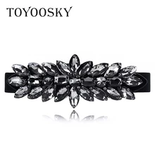 

2020 Luxury Designer Crystal Big Rhinestone Flower Women Belt Elegant Elastic Belt skinny belt for women cinto feminino TOYOOSKY