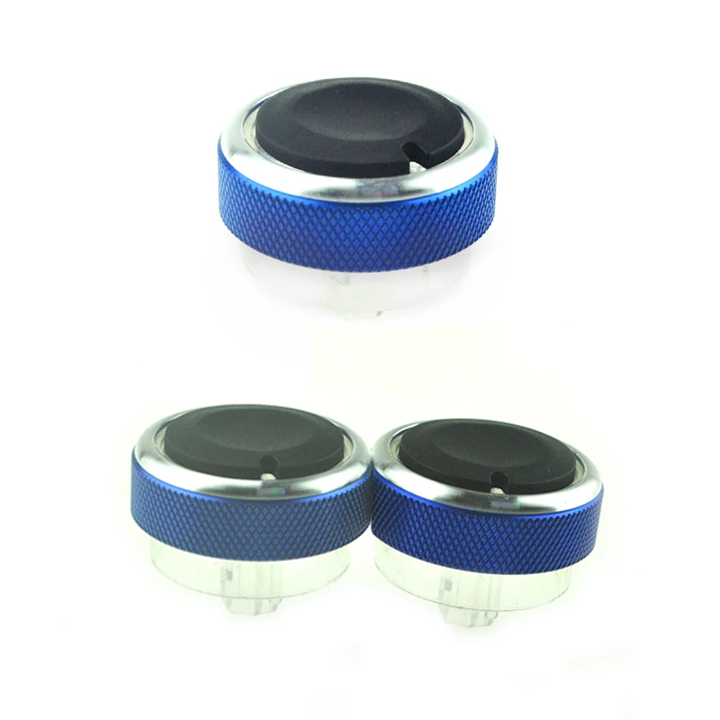 

3pc Car styling Air Conditioning knob heat control Switch AC Knob Modify case for Ford Focus 2 Focus 3 S-MAX car accessorie