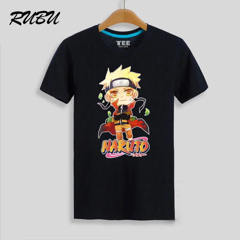 

Anime Naruto T Shirt Men Cotton Tshirt Summer Clothing Boy Streetwear Tee Print T-Shirt