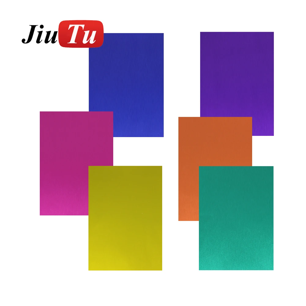 Foil Paper Film For Mobile Phone flat curved screen Vacuum envelope machine- 8 Colors replacement repair parts tool (27)
