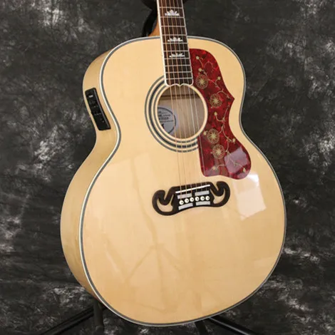 

Free shipping Instock high quality Starshine SR-RJ-200C electric acoutic guitar 43''jumbo solid spruce top nature color
