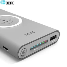 10000mah Power Bank External Battery Wireless Charger Powerbank For Samsung S9 S8 Portable Mobile phone Charger for iPhone 8 X