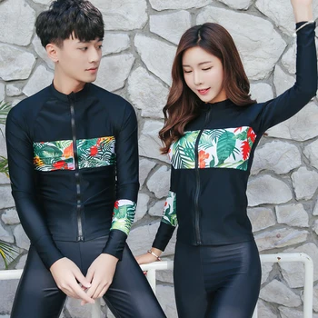

Diving Pants Men Women Sun UV Protection UPF 50+ Swimwear Rash Guard Korean Style Beach Long Sleeve Lycra Swimming Tops & Surf