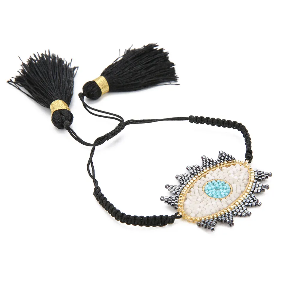 Shinus 5 шт./партия, браслет Delica MIYUKI, турецкий браслет Evil Eye для женщин, Pulseras Mujer Moda, ювелирные изделия Bileklik