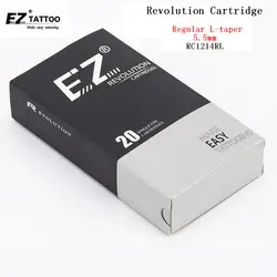 RC1214RL Одноразовые steriled EZ революция татуировки иглы картриджа круглый вкладыши #12 (0,35 мм) для машин и ручки 20 шт./кор