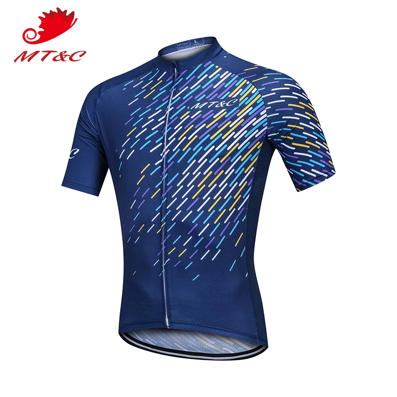 

MT&C Cycling Jersey Abstract Data Breathable ropa cycling Quick Dry Polyester Spring Summer Sportswear Pro Teams Bike Clothes