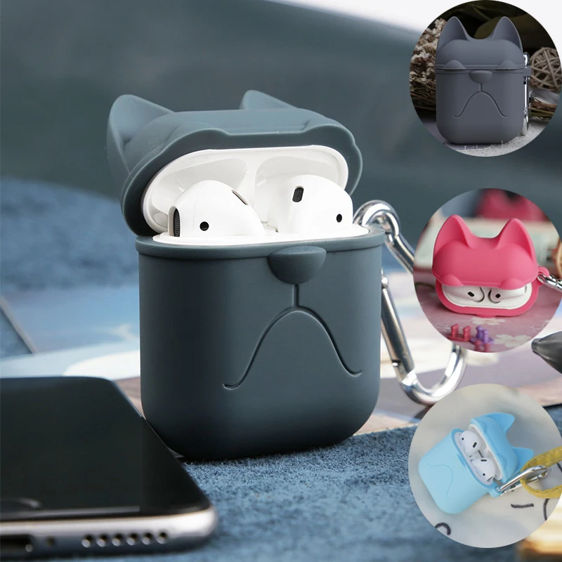 TEXNANO Cartoon Earphone Case Silicone Shockproof Cover Luminous Protector Waterproof Dustproof Headset Accessories For Airpods (5)