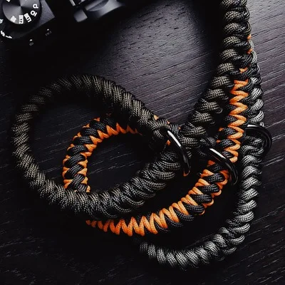 Handmade nylon Digital Camera Wrist Hand Strap Grip Paracord Braided Wristband for Fuji X T20 T30