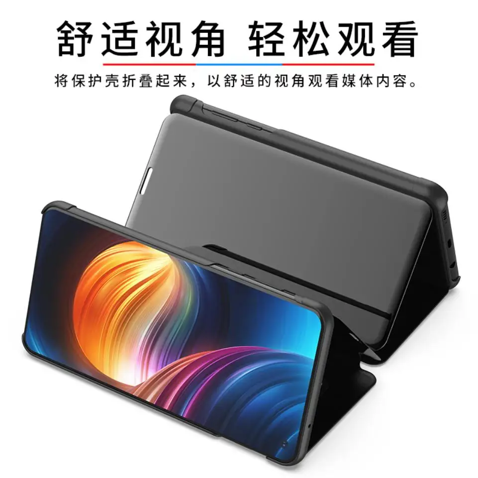 Для Oppo R17 R9 R9s R11 R11S Plus A5 A5s A7 AX5s A71 модный тонкий зеркальный флип чехол с подставкой