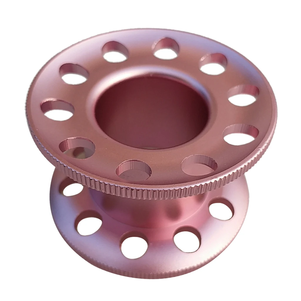 Perfeclan Durable Aluminum Alloy Scuba Diving Finger Spool Dive Reel Snorkeling Guide Line Spool Holder Water Sports Accessories