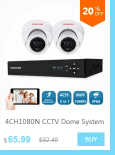 SUNCHAN 1080 P 8CH AHD DVR комплект 2,0 Мегапикселя HD 6*1080 DIY охранных камера системы бесплатное приложение удаленного просмотра