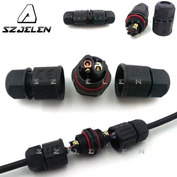 

LLT L20 I-Shape IP67 Waterproof Connector 2P,3P,4P ,Cable Wire Plug Socket Joint